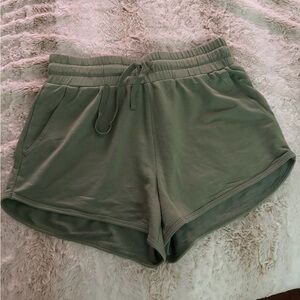 Fabletics Sage Green Megan Sweat Shorts